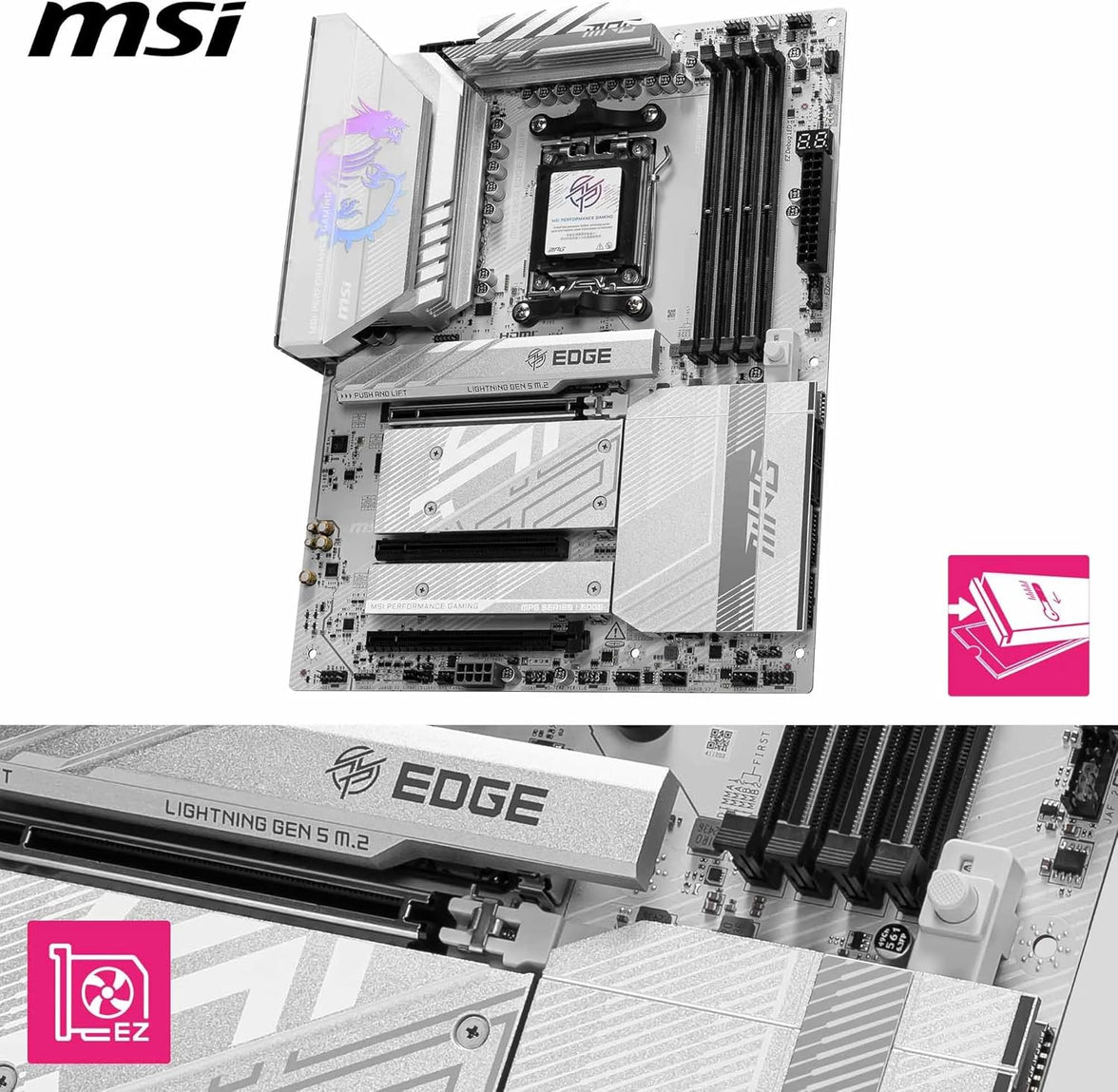MB AMD AM5 B850I EDGE TI WIFI D5 ITX