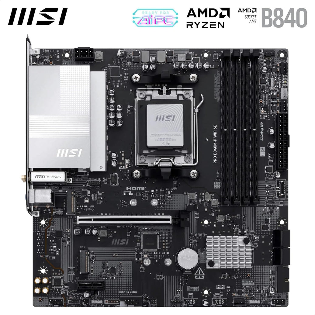 MSI PRO B840M-P WIFI6E M-ATX