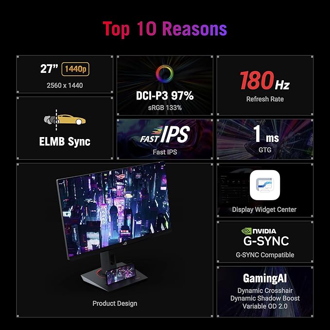ASUS 27 IPS MON ROG SWIFT XG27ACMES