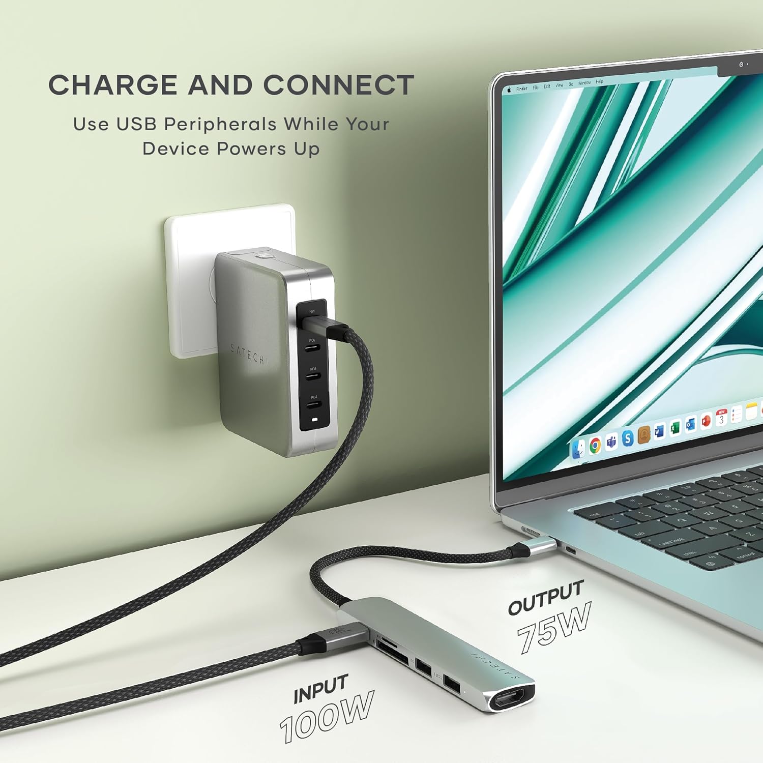 Satechi 6-in-1USB-C MultiportAdap SpGrey