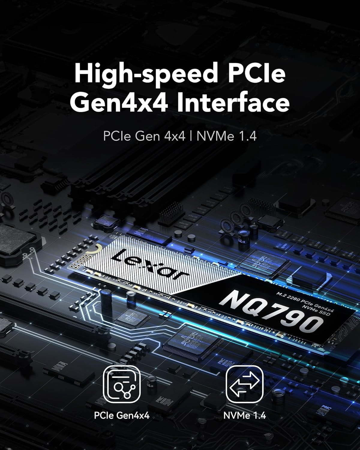 Lexar NQ790 M.2 NVMe PCIe SSD 1TB
