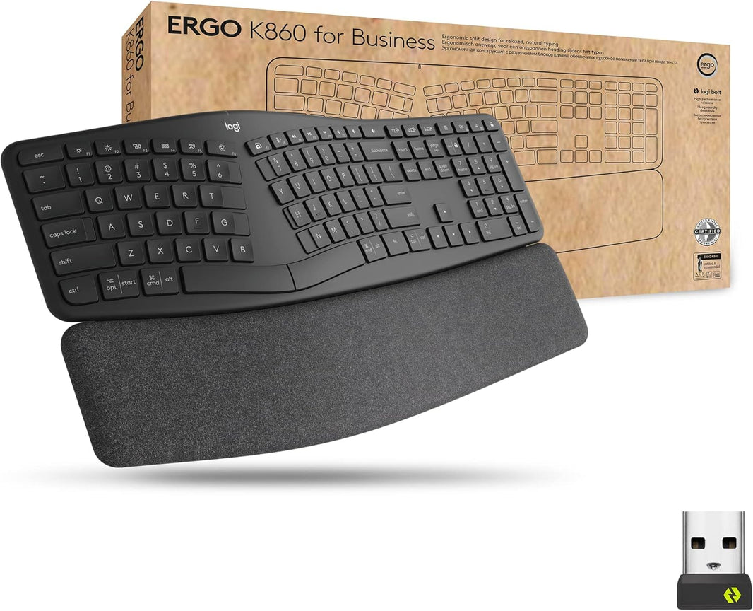 Logitech ERGO K860 Ergonomic Split Keyboard for Business