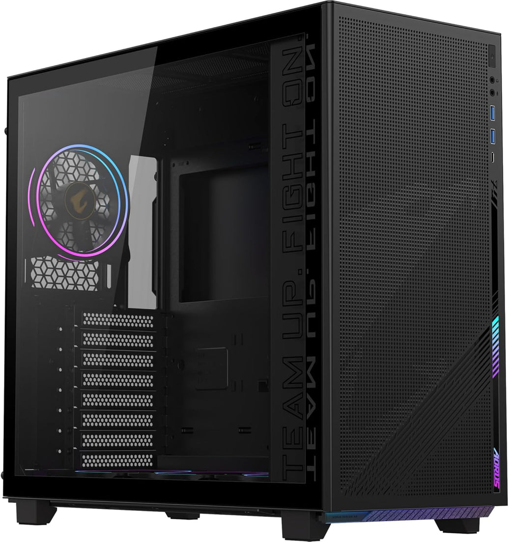 AORUS C400 GLASS MID TOWER CASE BLACK