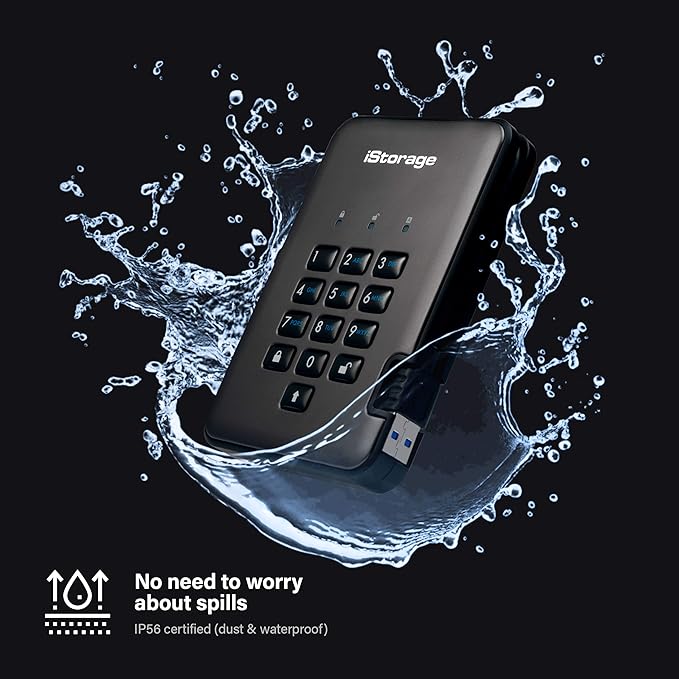 iStorage diskAshur Pro2 5TB - Graphite