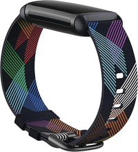 FitBit Charge5WovenBandPrismPride S