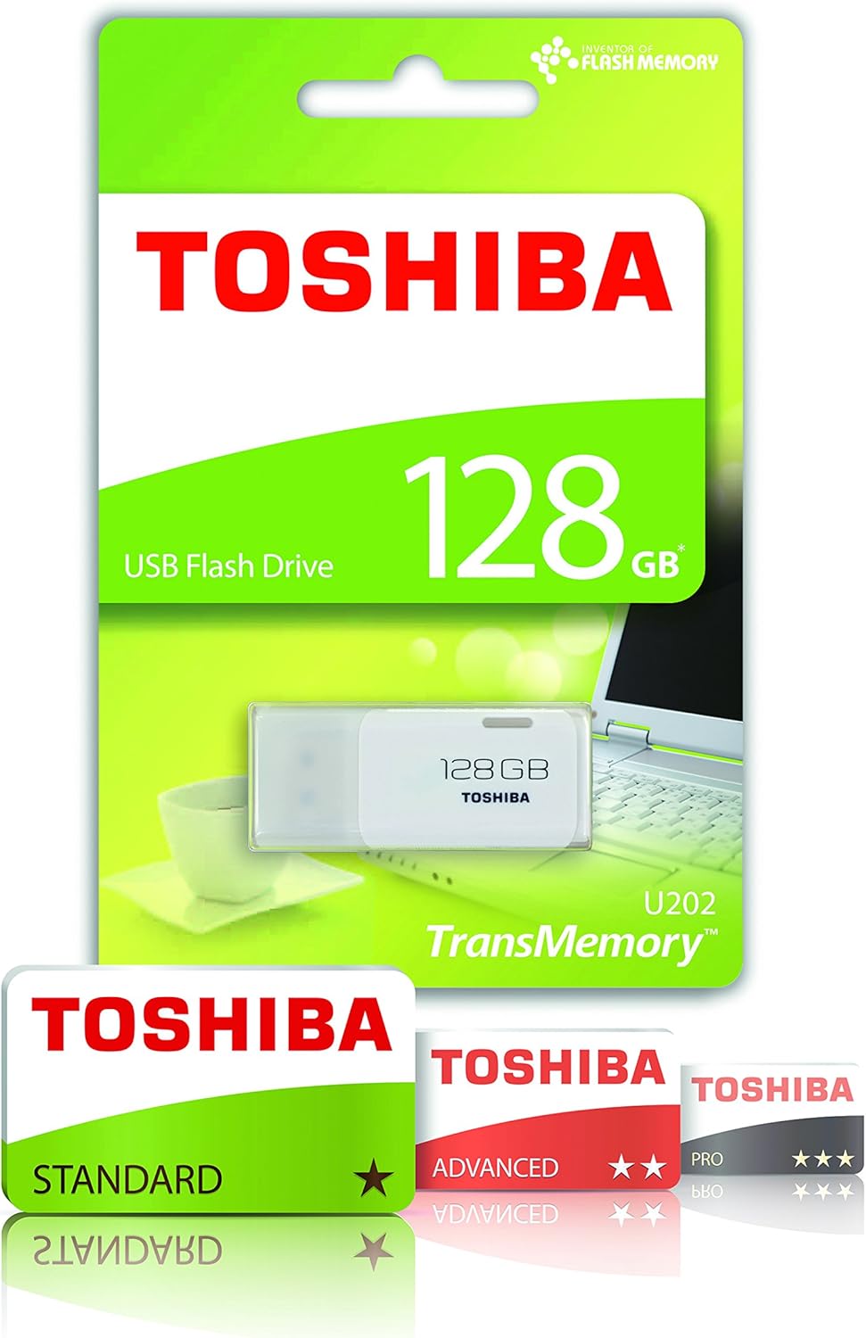 Kioxia 128GB TransMemory U202 USB2 White