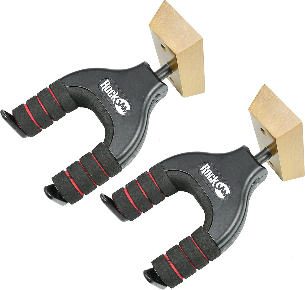 PDT Rockjam Wall Mount Guitar Hang 2 Pk