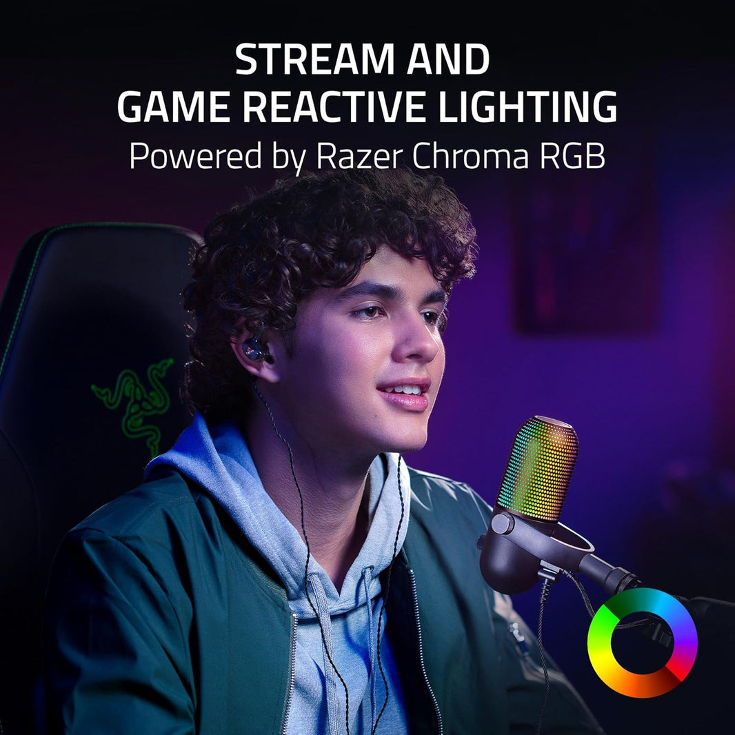 RAZER SEIREN V3 CHROMA BLACK MICROPHONE