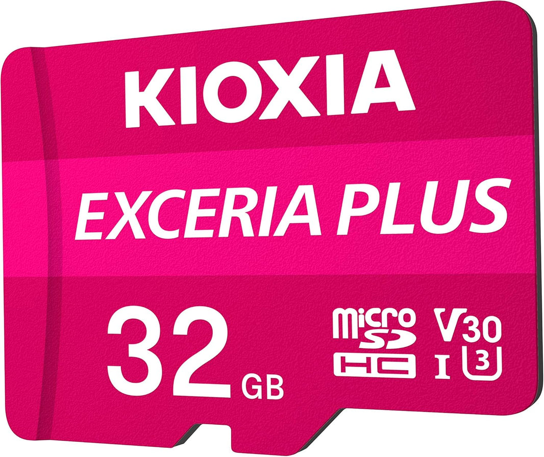 Kioxia 32GB Exceria Plus U3 V30 MicroSD