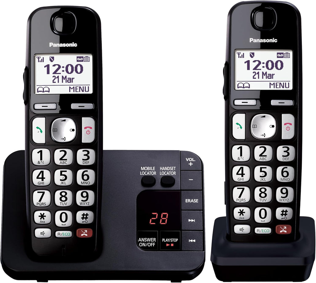 PANASONIC KX-TGE822EB TWIN