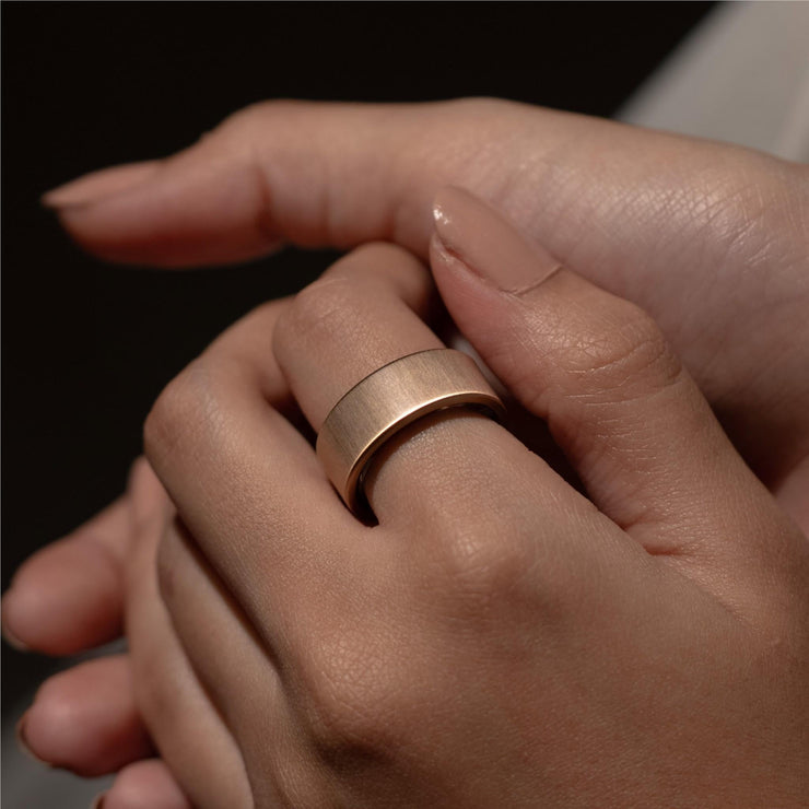 Ultrahuman Ring Air Brushed Rose Gold Size 14