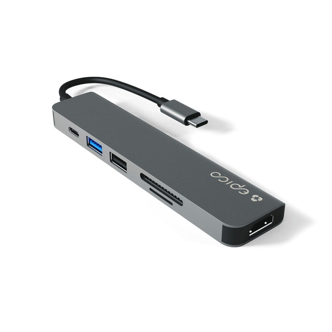 Epico Epico Resolve 8K Aluminium Hub 6in1 - space gray