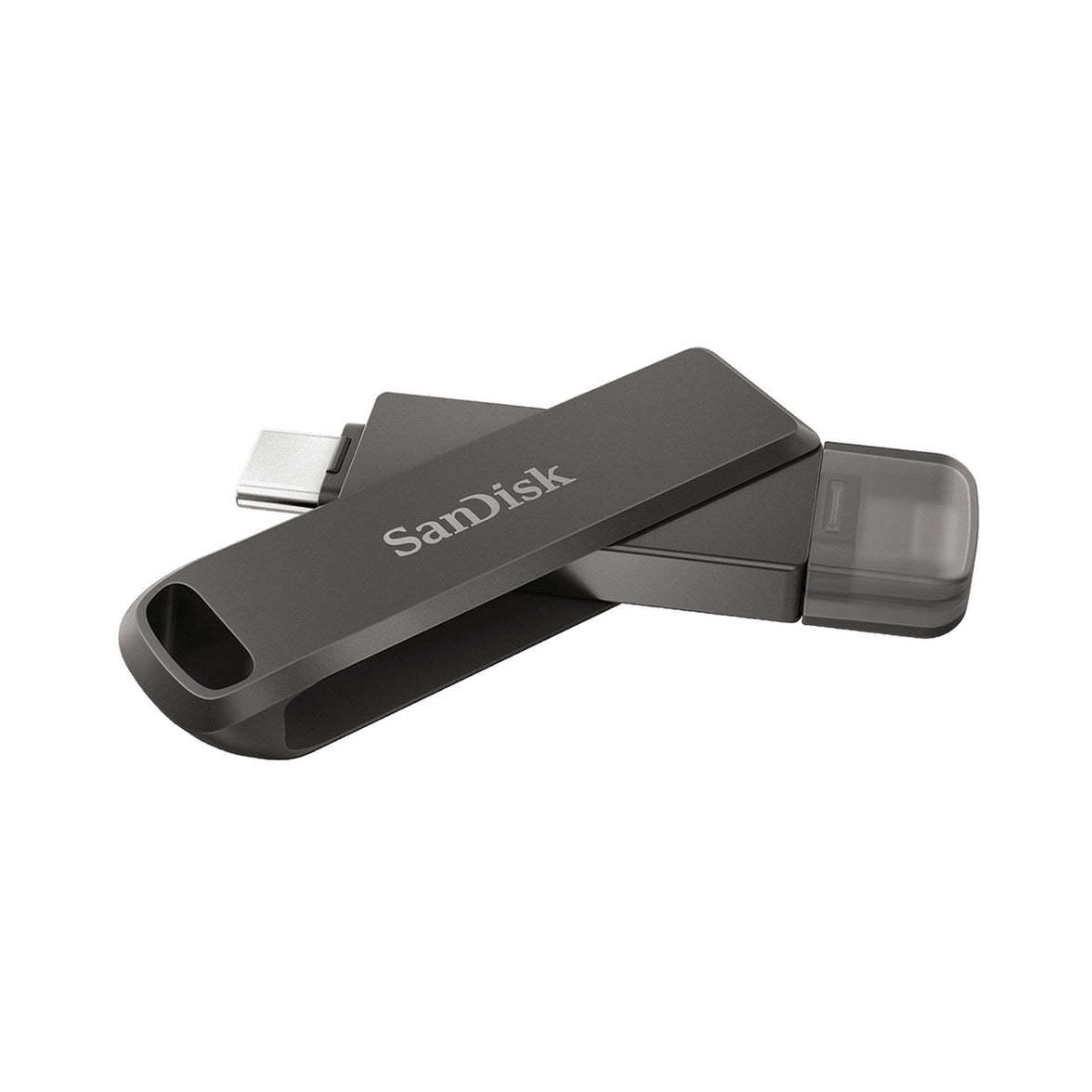 SanDisk iXpand Flash Drive Luxe 64GB - USB-C + Lightning - for iPhone iPad Mac USB Type-C devices including Android