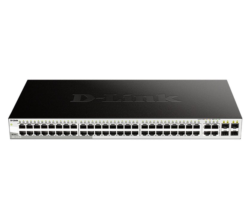 D-Link 48-port 10/100/1G Smart Switch +4 RJ45/SFP