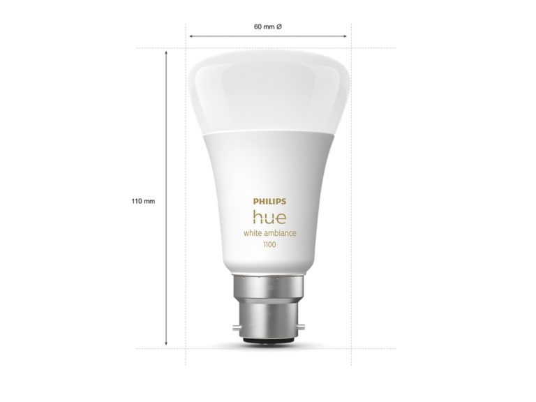 Philips Hue A60 – B22 smart bulb – 1100 (2-pack)