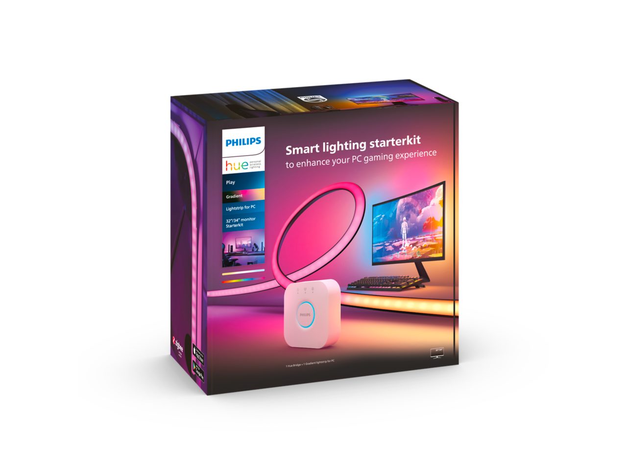 Philips Hue Gradient PC Strip 32 34 Inch EU SK