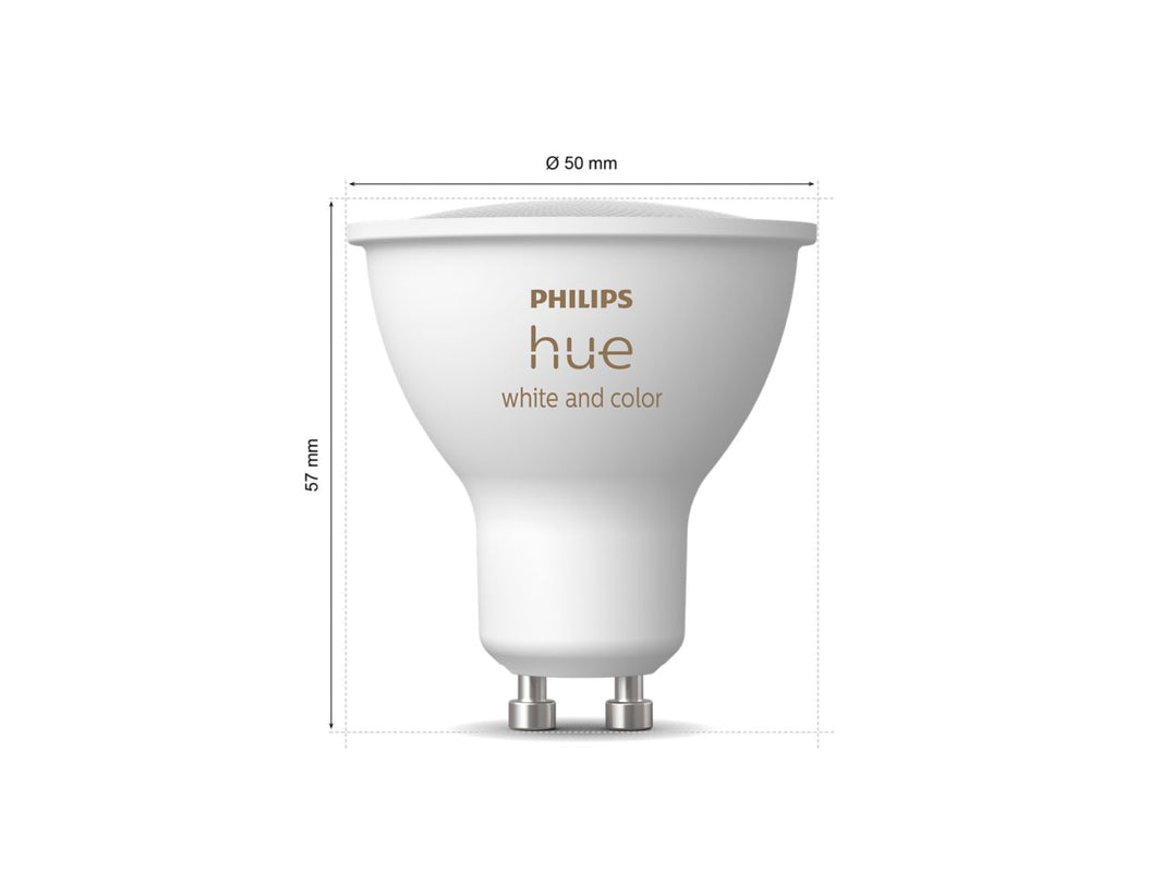 Philips Hue 4.2W GU10 Tunable Smart LED 2-Pack Bulbs