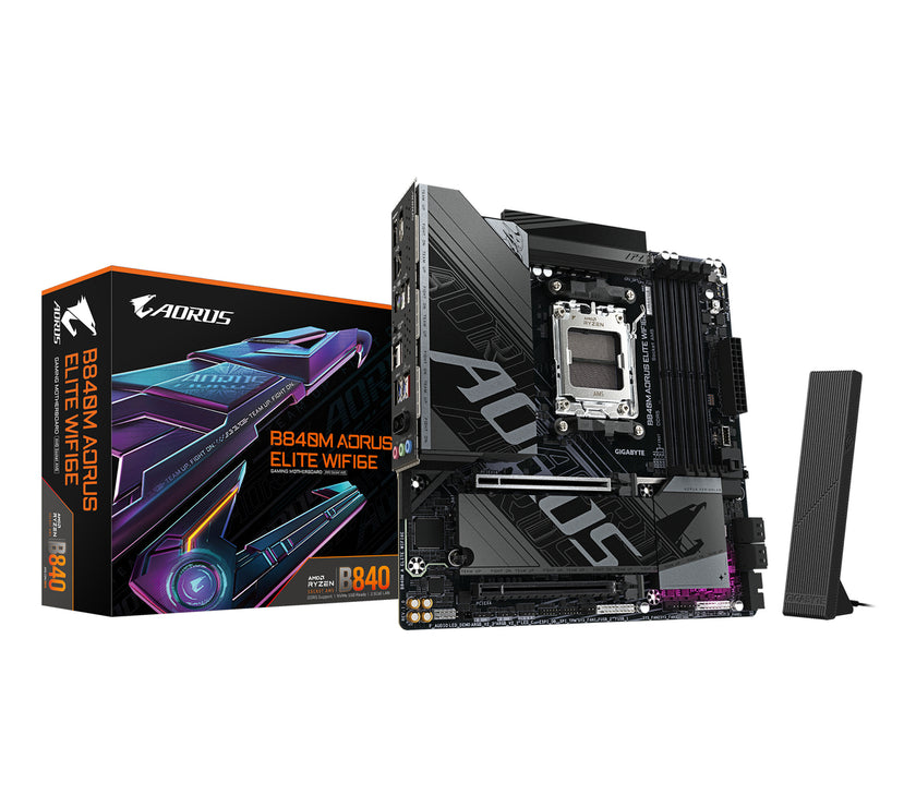 MB AMD AM5 B840M AORUS ELITE WIFI6E MATX