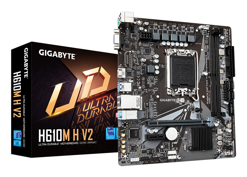 GIGABYTE 1700 H610M H V2 D5 M-ATX