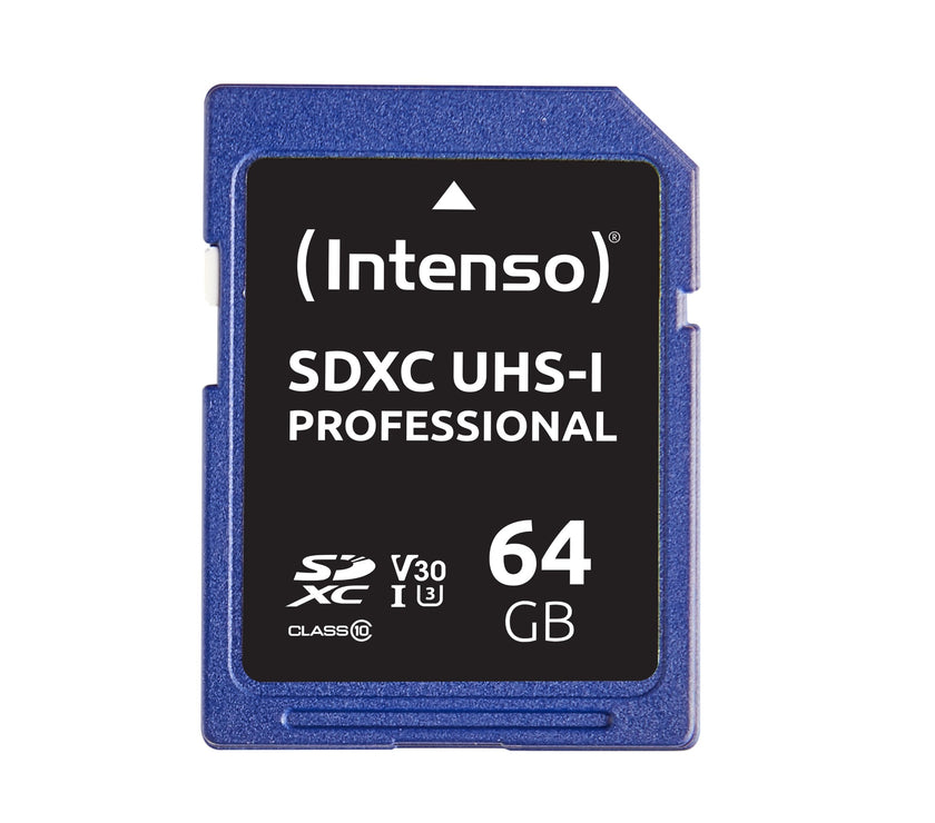 Intenso SD Card UHS-I 64GB SDXC Pro