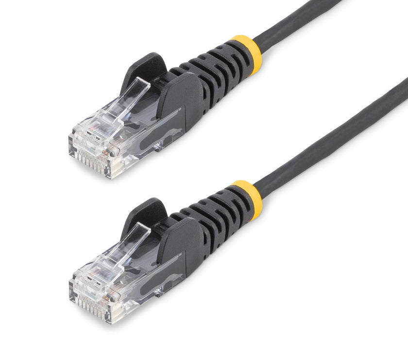 Cable - Black Slim CAT6 Patch Cord 1.5m