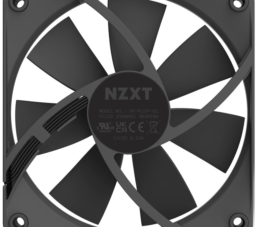 NZXT 120 mm Static Pressure Black