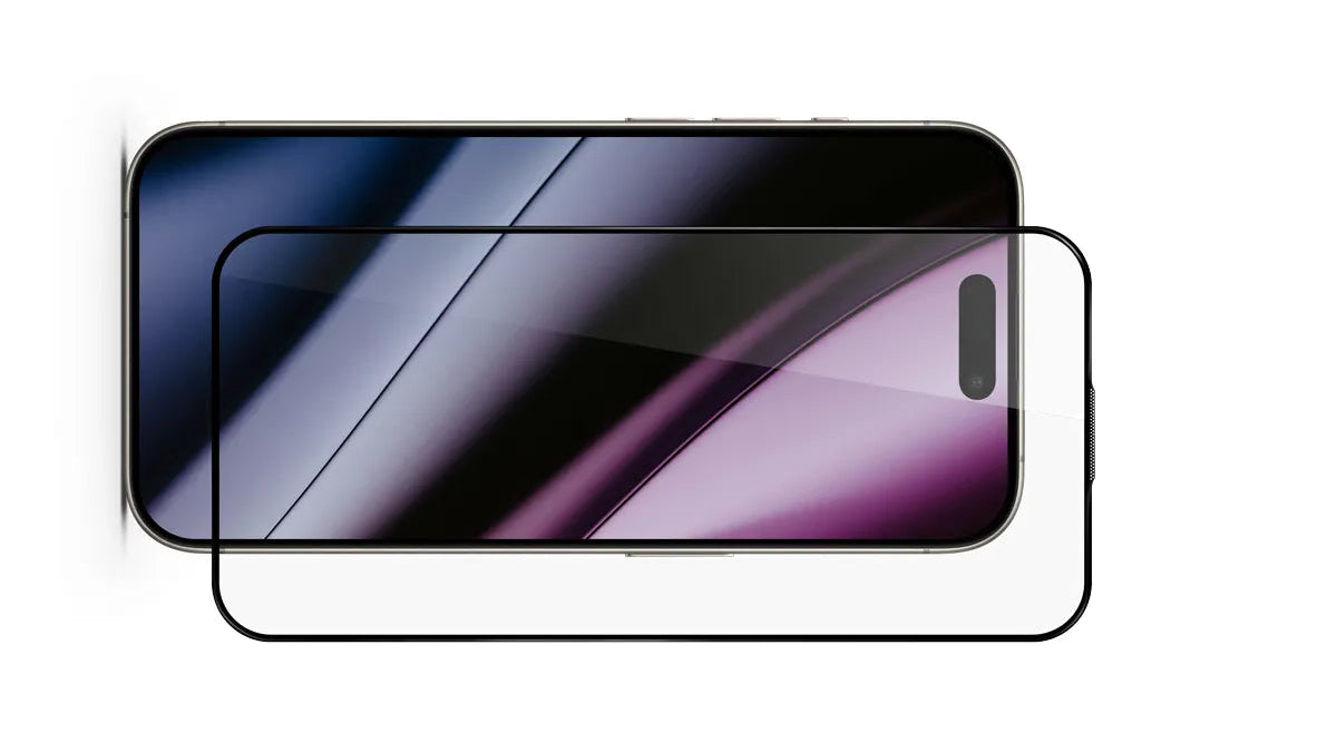 Epico Hero Glass 3D for iPhone 16 Plus with install frame