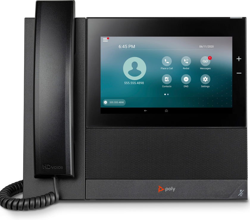 POLY CCX 600 Business Media Phone with Open SIP and PoE-enabled
