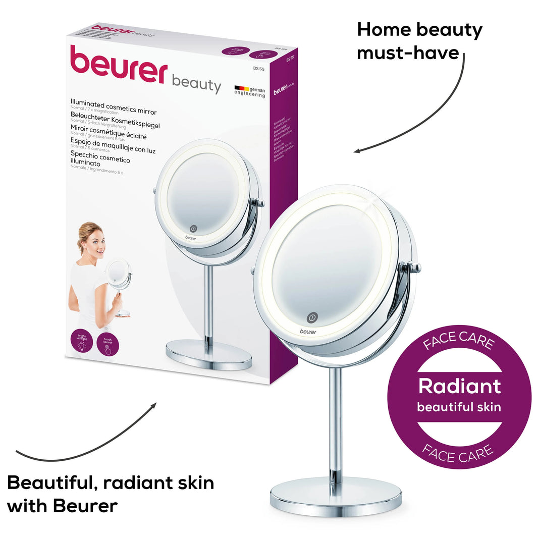 BEURER BS55 ILLUMINATED COSMETIC MIRROR
