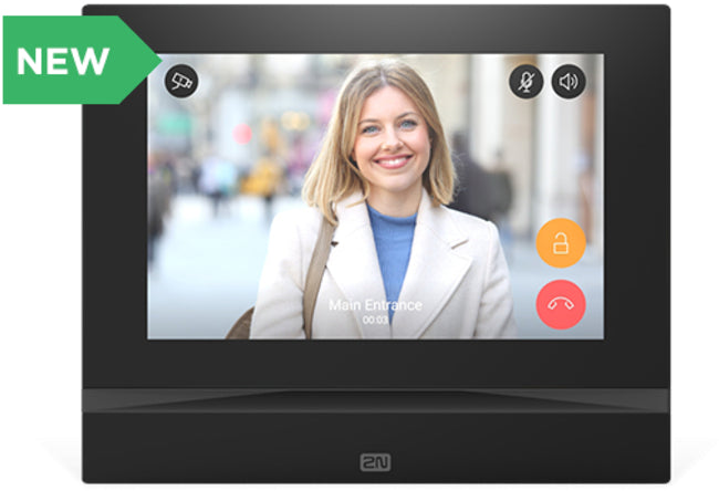2N® INDOOR VIEW ANSWERING UNIT WITH FULL-SCREEN VIDEO