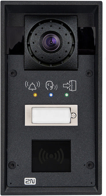 2N IP Force with 1 Button, HD Camera, Pictograms, RFID Reader Slot and 10W Speaker