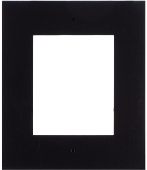 Flush Installation Frame for 1 Module (Black) (Requires 9155014)