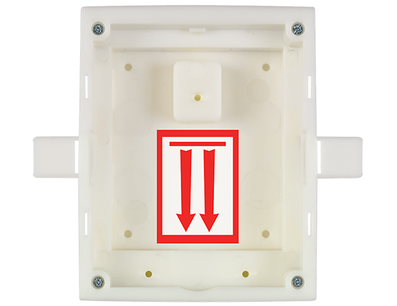 2N Flush Mount Box for 1 Module