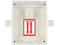 2N Flush Mount Box for 1 Module