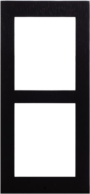Black Surface Installation Frame for 2 Modules (Recommended with 9155062)