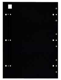 2N Backplate to surface-mount 6 Verso or Access Unit modules (3W x 2H)