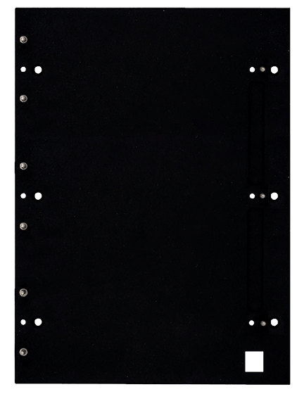 2N Backplate to surface-mount 6 Verso or Access Unit modules (3W x 2H)