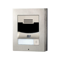 2N IP Solo with Camera Surface Mount - Brushed Nickel (inc frame) (Recommended with 9155068)