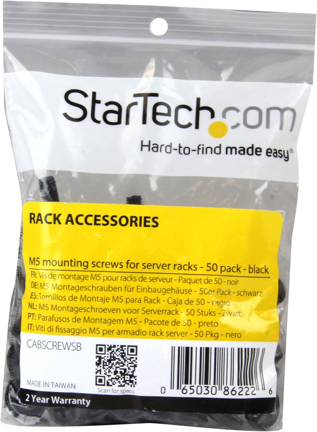 StarTech 50 M5 Mount Screws