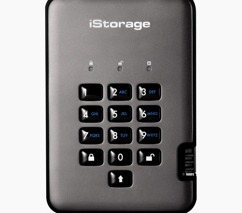 iStorage diskAshur Pro2 SSD 2TB Graphite