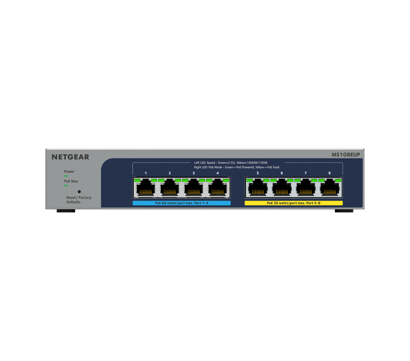 NETGEAR  8-port Ultra60 PoE Multi-Gigabit