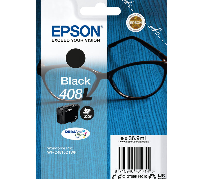 Singlepack Black 408L DURABrite Ultra Ink