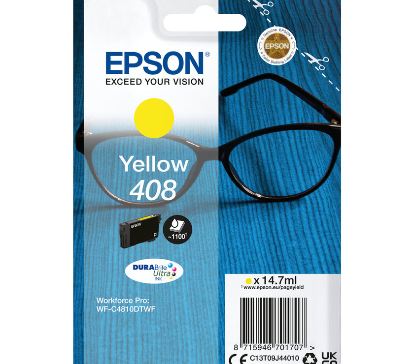 Singlepack Yellow 408 DURABrite Ultra Ink