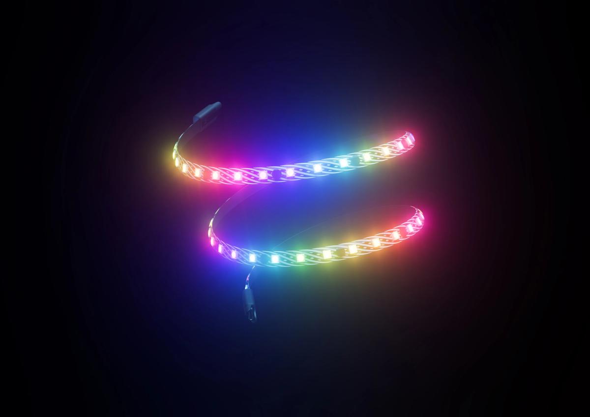 HYTE LS30 RGB LIGHT STRIPS BLK 2PK