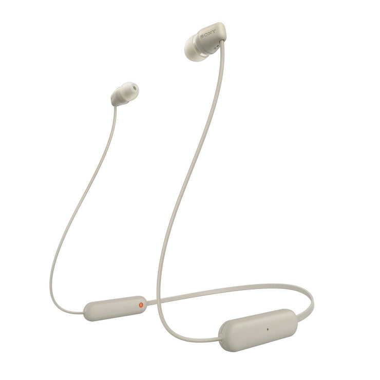 Sony WI-C100 Wireless Neckband Beige