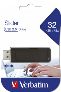 Verbatim Store N Go Slider32GB Black