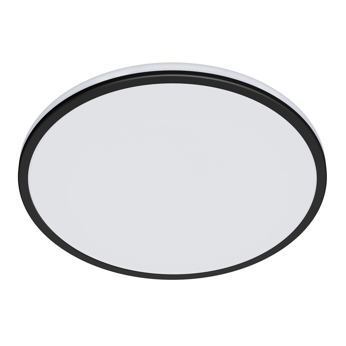 This sleek slim white ceiling light is designed to compliment any ceiling. The clean round lines of the main light are accented wi