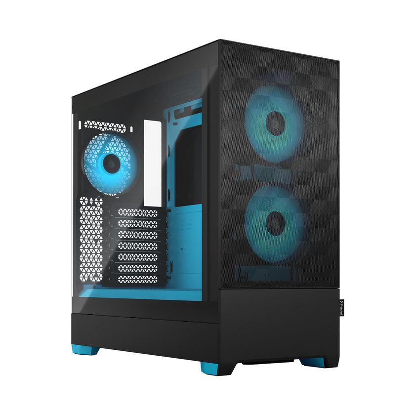 CASE ATX Pop Air RGB Cyan Core TG Clear