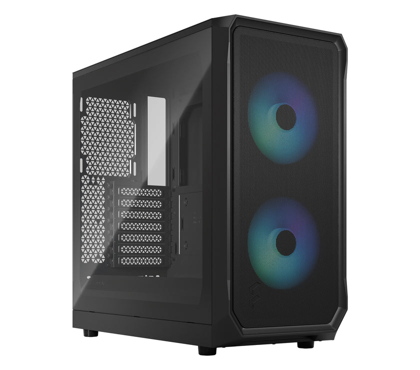 CASE ATX Focus 2 RGB Black TG Clear Tint
