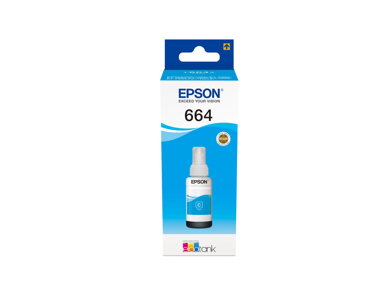 Epson T6642 Ecotank Cyan Ink 70Ml
